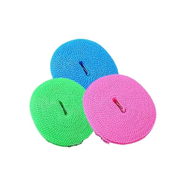 Plastic Cloth Hanging Rope Clothesline – 5 Meters (random Color)