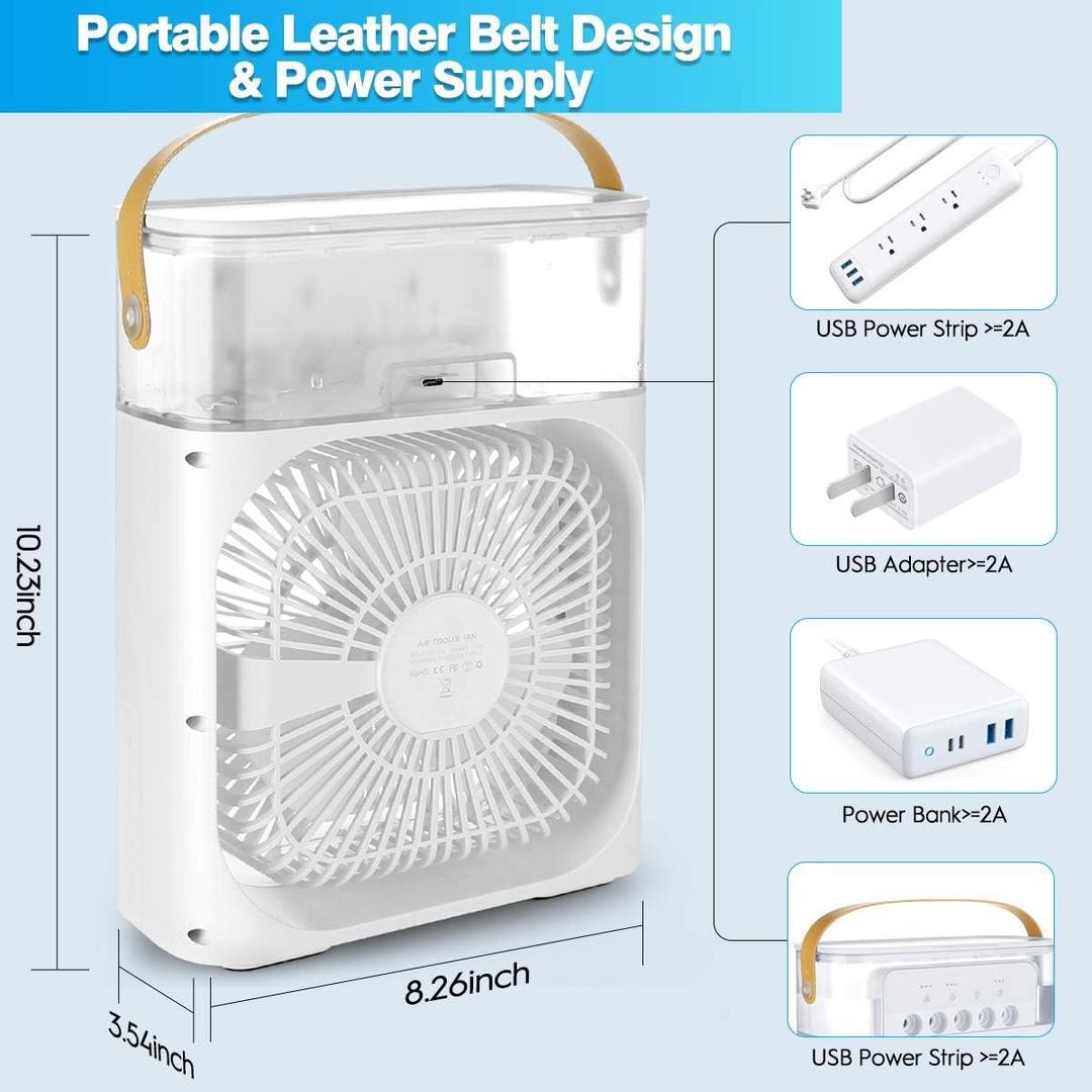 Portable mini air coller