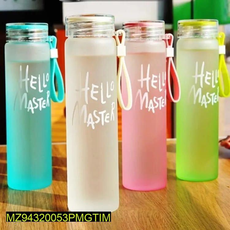Transparent Frosted water bottle