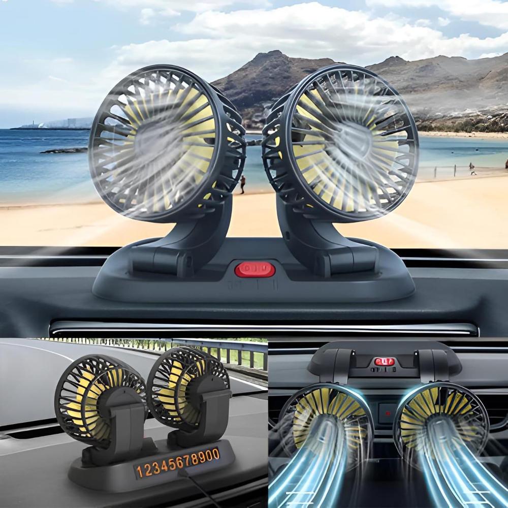 Dashboard Cooling Dual head Fan