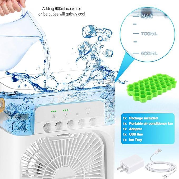 Portable mini air coller