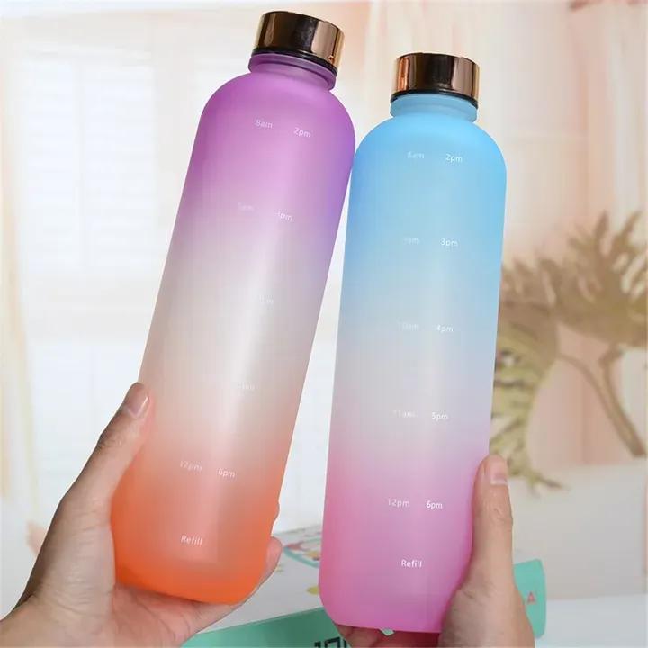 Multi color insulated water bottle perfect for gym and outdoor.