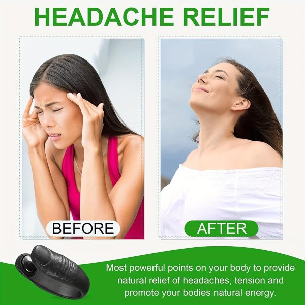 Sugar Control Li4 Acupressure Point Clip Wearable – Headache Relief, Supporting Acupressure Relaxation, Stress Relief, Tension Relief And Hand Clip Migraine Pressure Point Clip