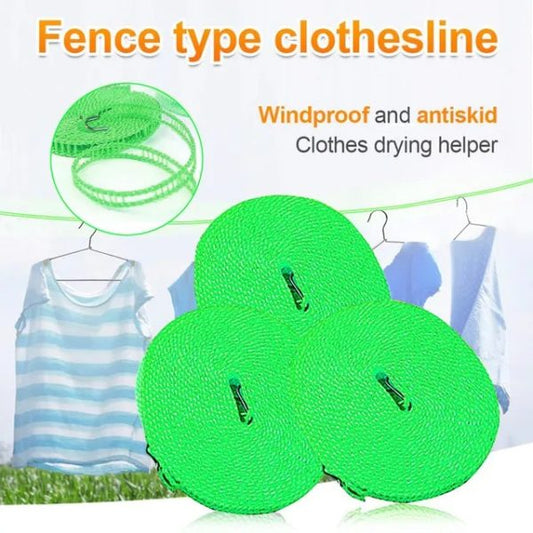 Plastic Cloth Hanging Rope Clothesline – 5 Meters (random Color)