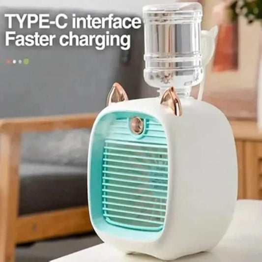 Liquid filling Air conditioner Desk fan