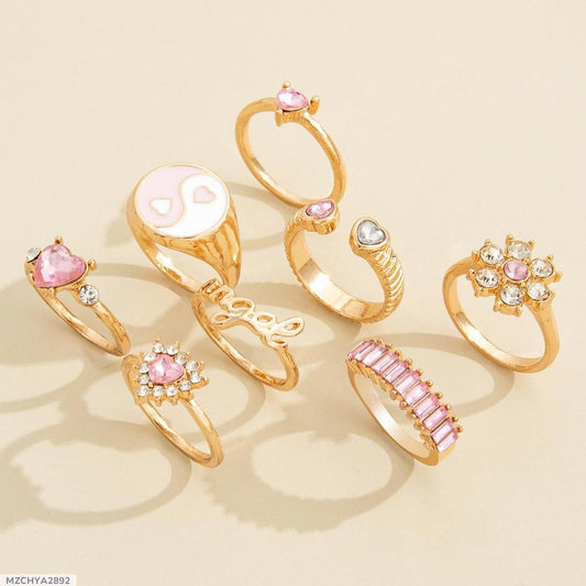 Fashionable personality Ring set.